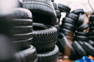 piles of tires